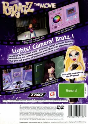 Bratz - The Movie box cover back